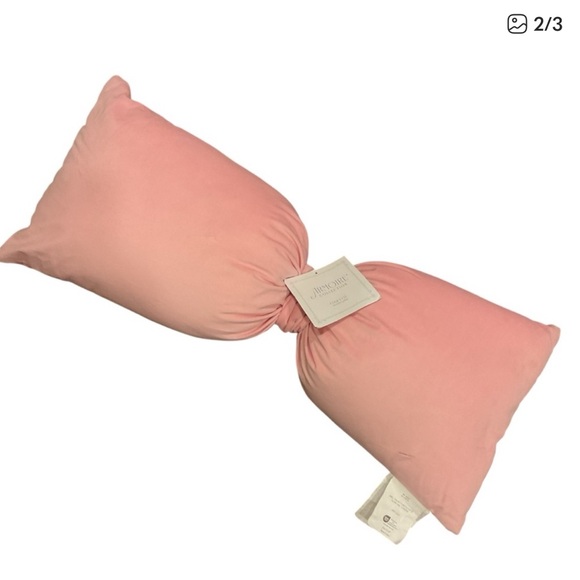 Pink Bow Accent Pillow - Picture 2 of 3